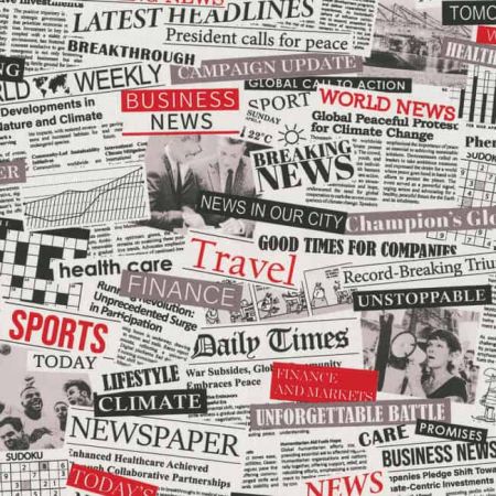 Printstof 091 Newspaper Headlines