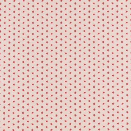 Linnenlook Kerststof 024 Little Stars Red