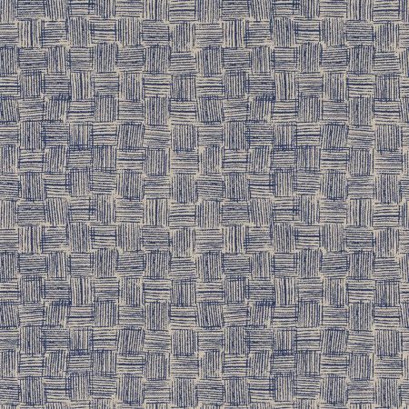 Linnenlook Printstof 268 Wickerwork