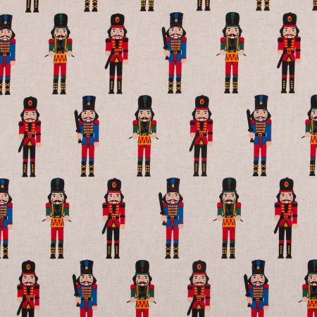 Linnenlook Printstof 001 Nutcracker