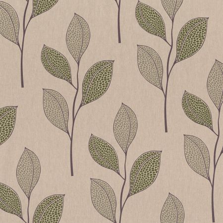 Linnenlook Printstof 110 Pop Leaves