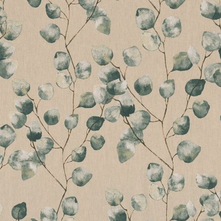 Linnenlook Printstof 111 Eucalyptus