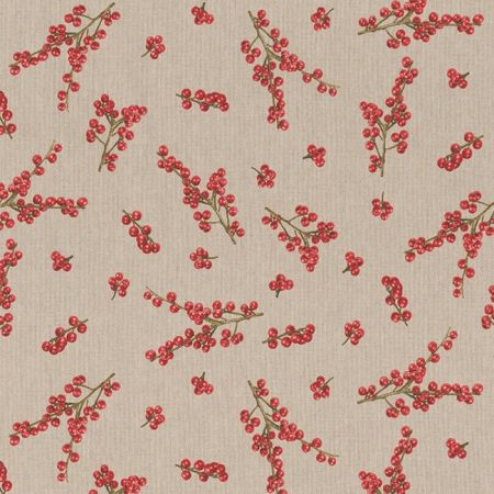Linnenlook Kerststof 052 Winter Berry
