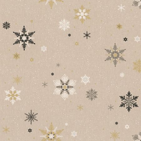 Linnenlook Kerststof 012 Winter Stars