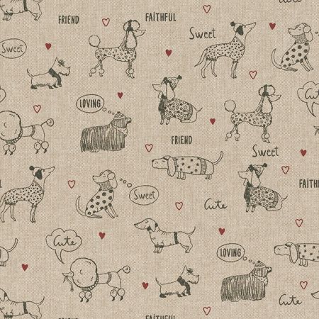 Linnenlook Printstof 321
