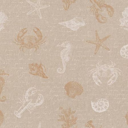 Linnenlook Printstof 041 Shellfish