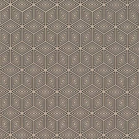 Linnenlook Printstof 036 3D Cube Black
