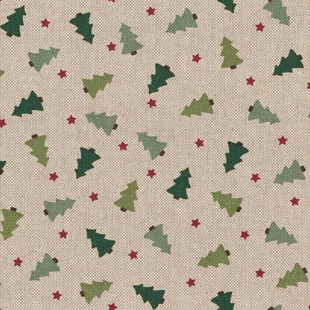 linnenlook kerststof 158 Xmas Tree