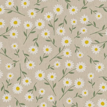 Linnenlook Printstof 375 Daisy Sweet Field
