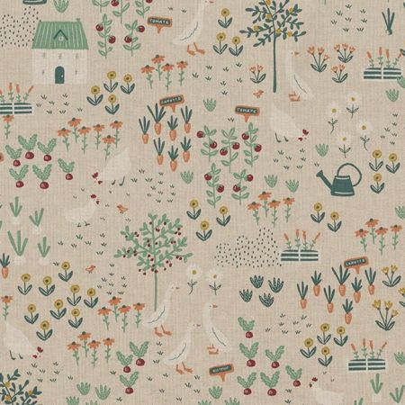 Linnenlook Printstof 370 Cozy Farmhouse