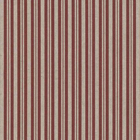 Linnenlook Printstof 400 Stripe Bordeaux