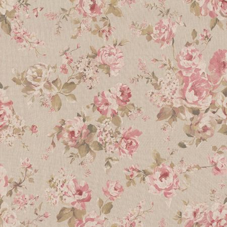 Linnenlook Printstof 414 Classic Painted Rose Old Pink