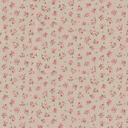 Linnenlook Printstof 415 Classic Little Rose Old Pink