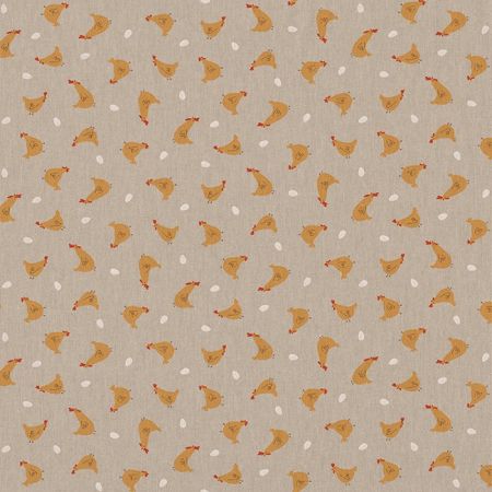 Linnenlook Printstof 216 Little Happy Chicken