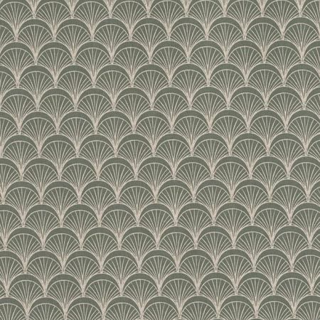 Linnenlook Printstof 430 Scallop Bow Deco