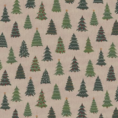 Linnenlook Kerststof 016 Xmas Pine Tree