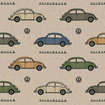 Linnenlook Printstof 325 VW Beetle Original