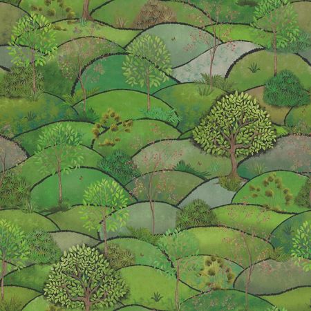Digitale Printstof 245 Lente Land