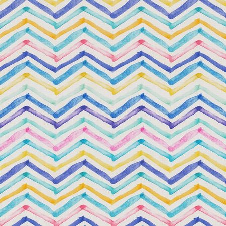 Digitale Printstof 280 WATERCOLOUR ZIGZAG