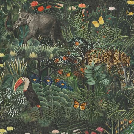 Digitale Printstof 272 JUNGLE PARADISE ART