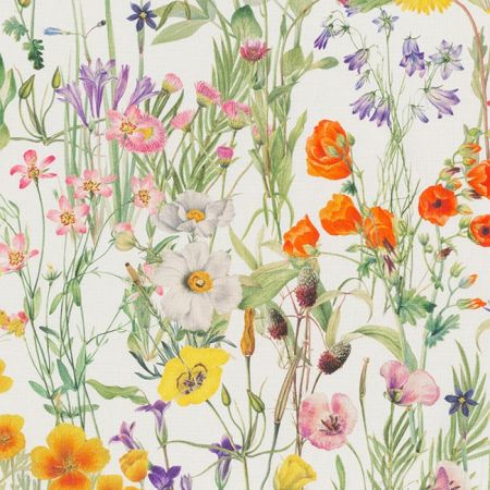 Digitale Printstof 283 WILDFLOWER SUNNY WHITE