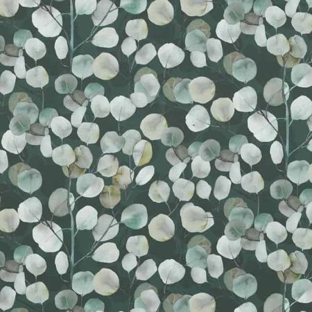 Digitale Printstof 295 Eucalyptus Boho Leaf Green