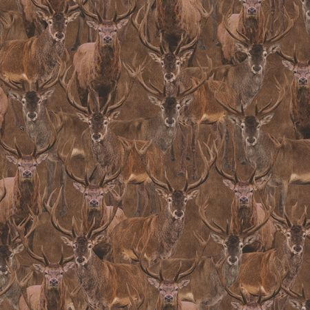Digitale Printstof 305 Deer Family