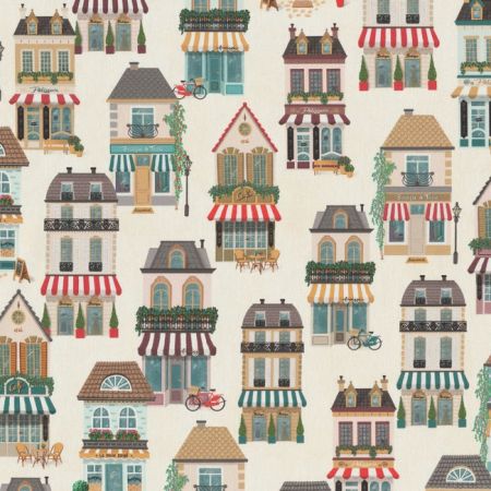 Digitale Printstof 331 Shop Boutique City