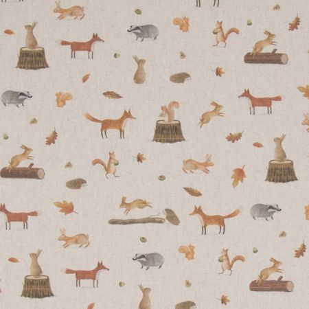 Digitale Printstof 006 Tiny Foragers