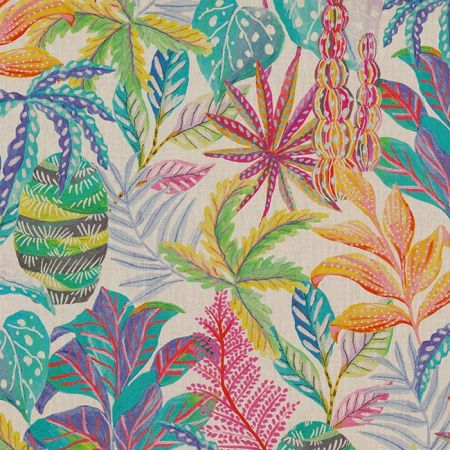 Digitale Printstof 289 COLOURFUL PAINTED JUNGLE