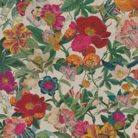 Digitale Printstof 334 Flashy Floral Party