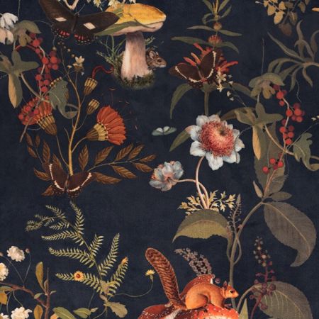 Velvet Printstof 070 Fairytale Forest