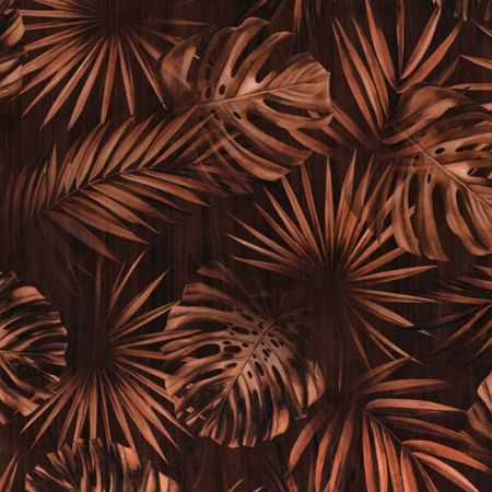 Velvet Printstof 083 Rustic Jungle Leaf