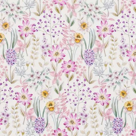 Pop Deco 001 katoenen stof met bloemen