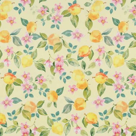 Pop Deco 001 katoenen stof met citrusvruchten