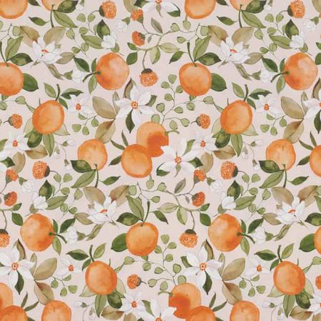 Pop Deco 003 katoenen stof met citrusvruchten