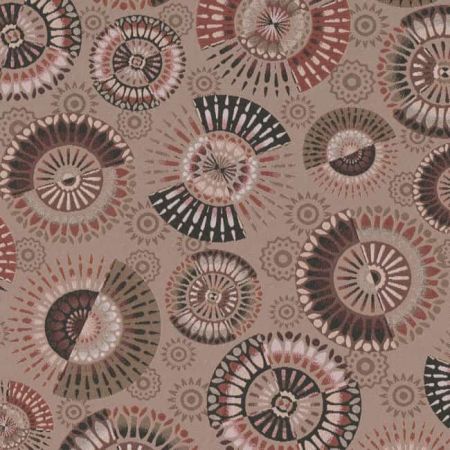 Jacquardstof Mandala Circle Sun