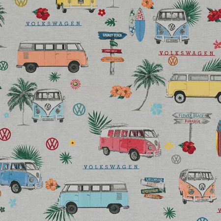 Jacquardstof VW Aloha Sunset