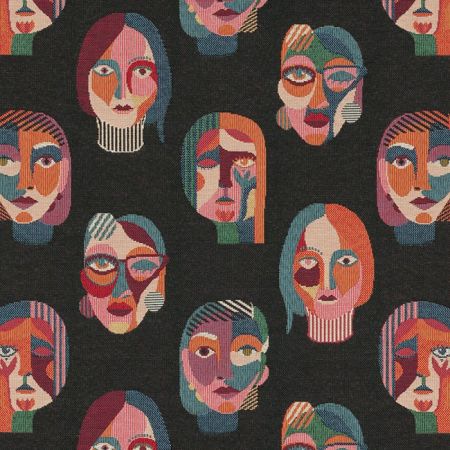 Gobelin 212 Abstract Art Face