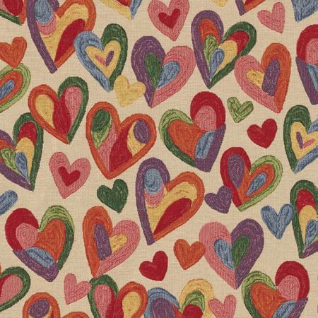 Gobelin 221 Heart Colourful Art