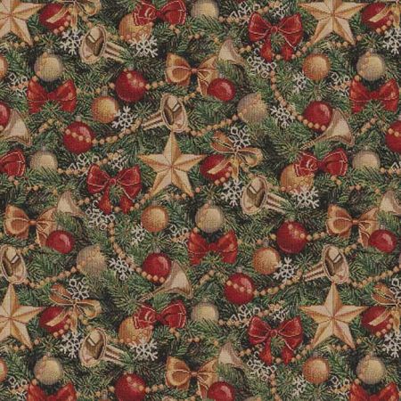 Gobelin Kerststof 004 Happy Holiday Deco