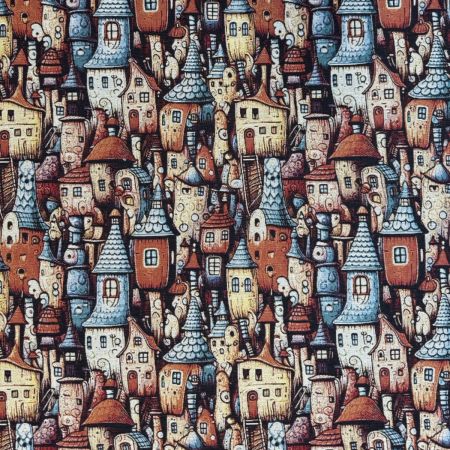 Gobelin 252 Cheerful Fantasy City