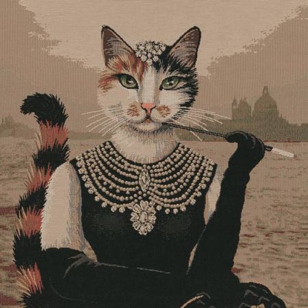 Gobelin Kussenpanel Fancy Cat