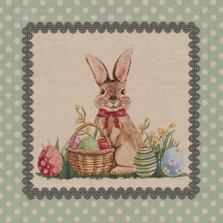 Gobelin Kussenpanel Easter Bunny Eggs