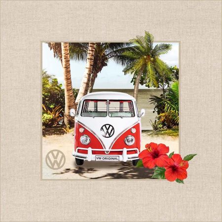 Gobelin Kussenpanel VW Beach