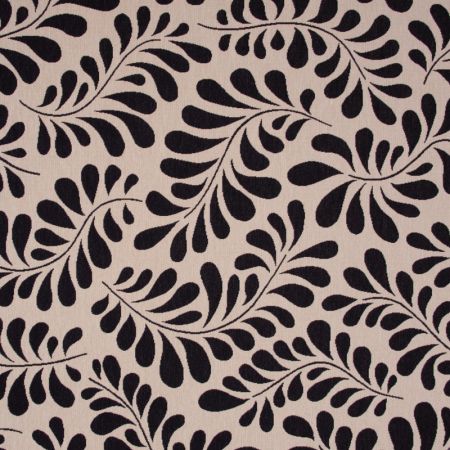 Gobelin 263 Drop Branch - Black on White