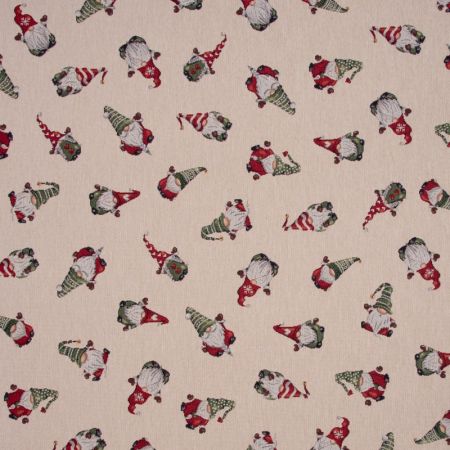 Gobelin Kerststof 010 Tomte Holiday Joy