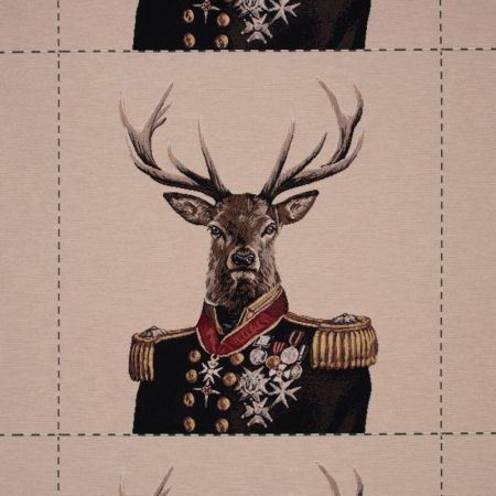 Gobelin Kussenpanel Deer Admiral Statue