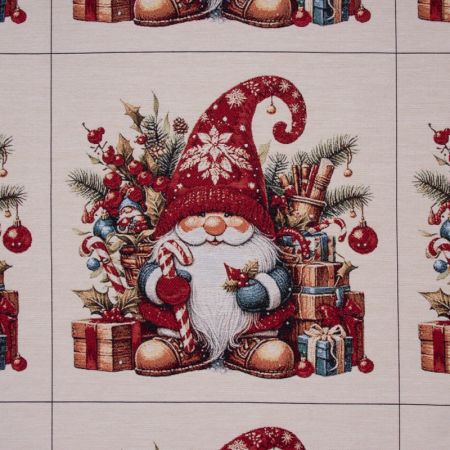 Gobelin Kussenpanel Happy Santa Panel