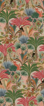 Jacquardstof Borneo Blanc